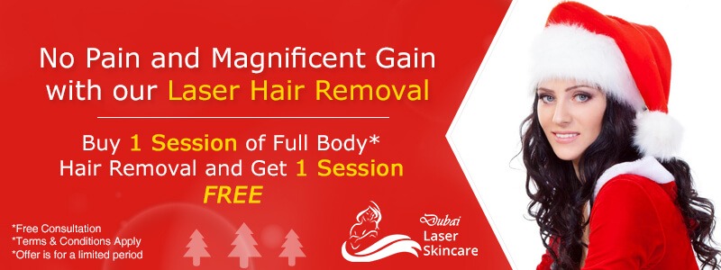 Buy 1 Session of Full Body Hair Removal and Get 1 Session FREE -